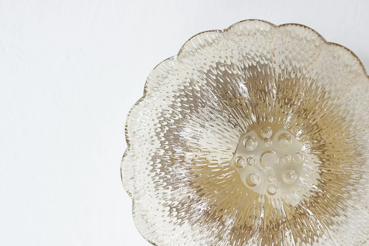 Applique Mid-Century a fiori, anni '60 3