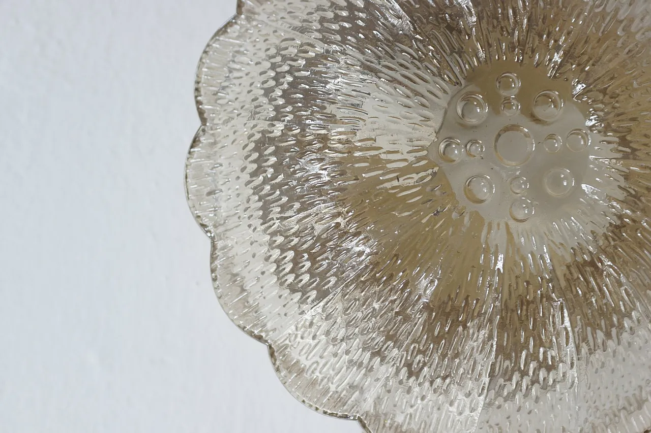 Applique Mid-Century a fiori, anni '60 5