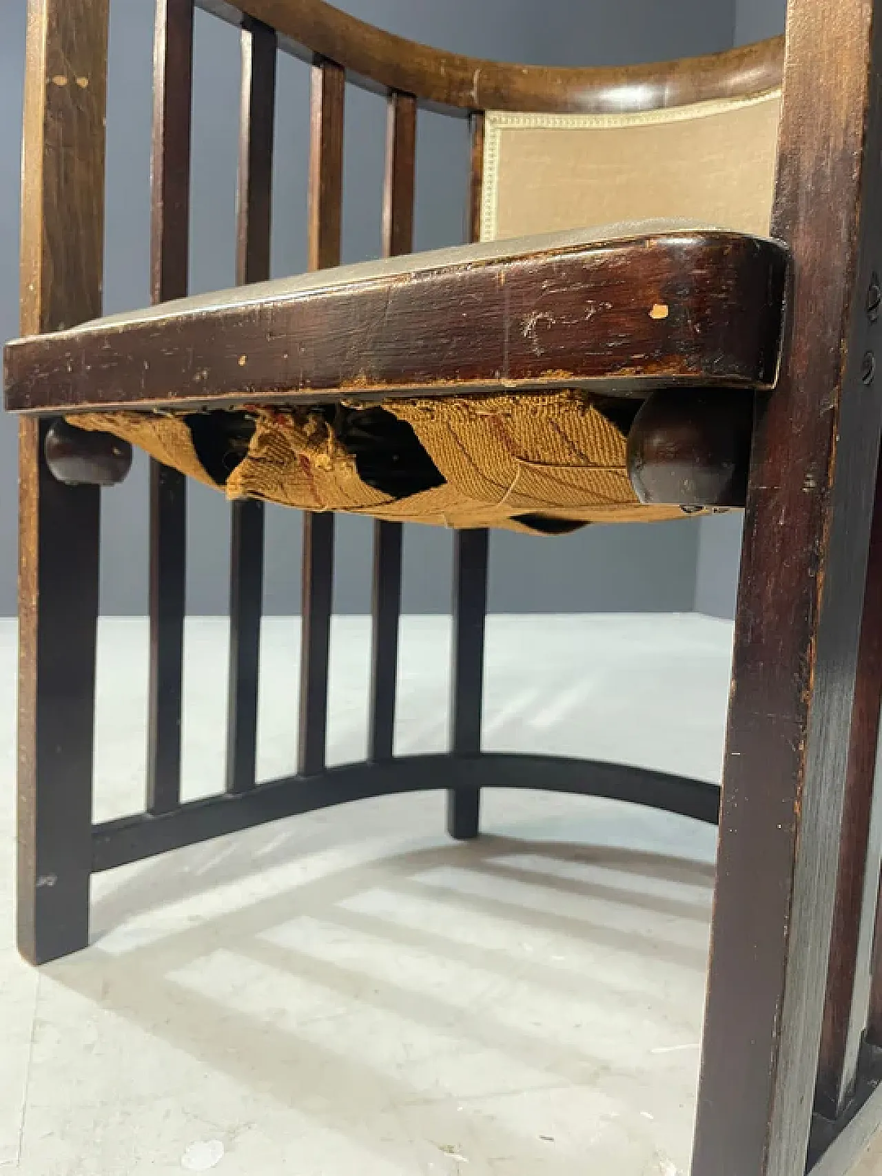 Josef Hoffmann, Art Nouveau Armchair, Jacob & Josef Kohn, 1905 9