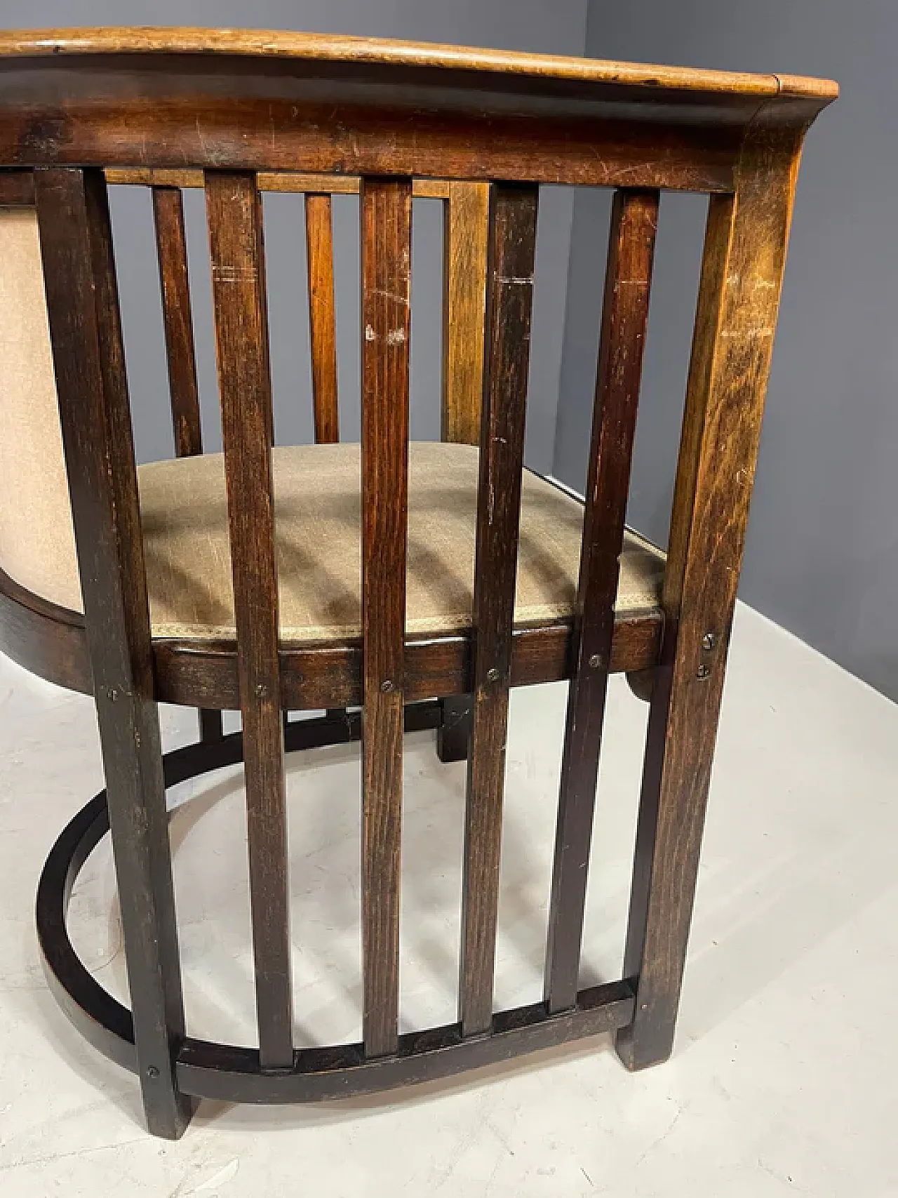 Josef Hoffmann, Art Nouveau Armchair, Jacob & Josef Kohn, 1905 13