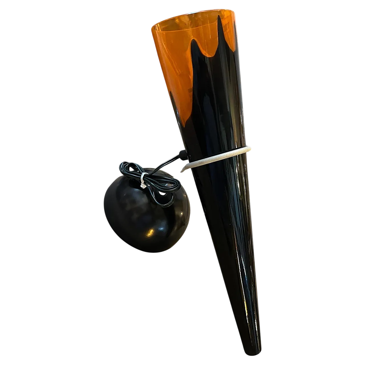 Applique in vetro di Murano e metallo di I Tre, anni '80 21