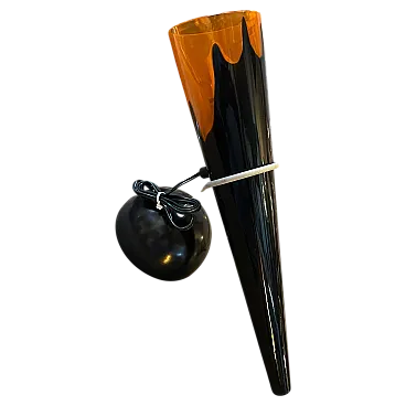 Murano glass and metal wall lamp by I Tre, 1980s
