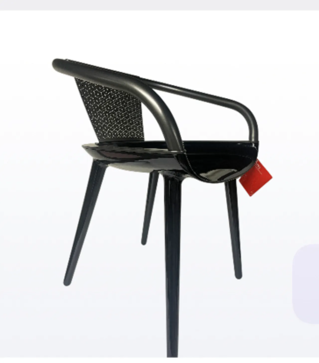 Poltroncina cyborg daisy nera di Magis, fine '900 3