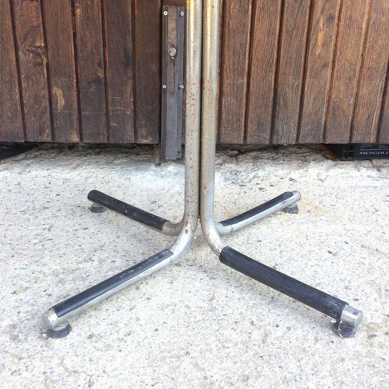 Tavolino Roversi in legno e ferro, anni '90 5