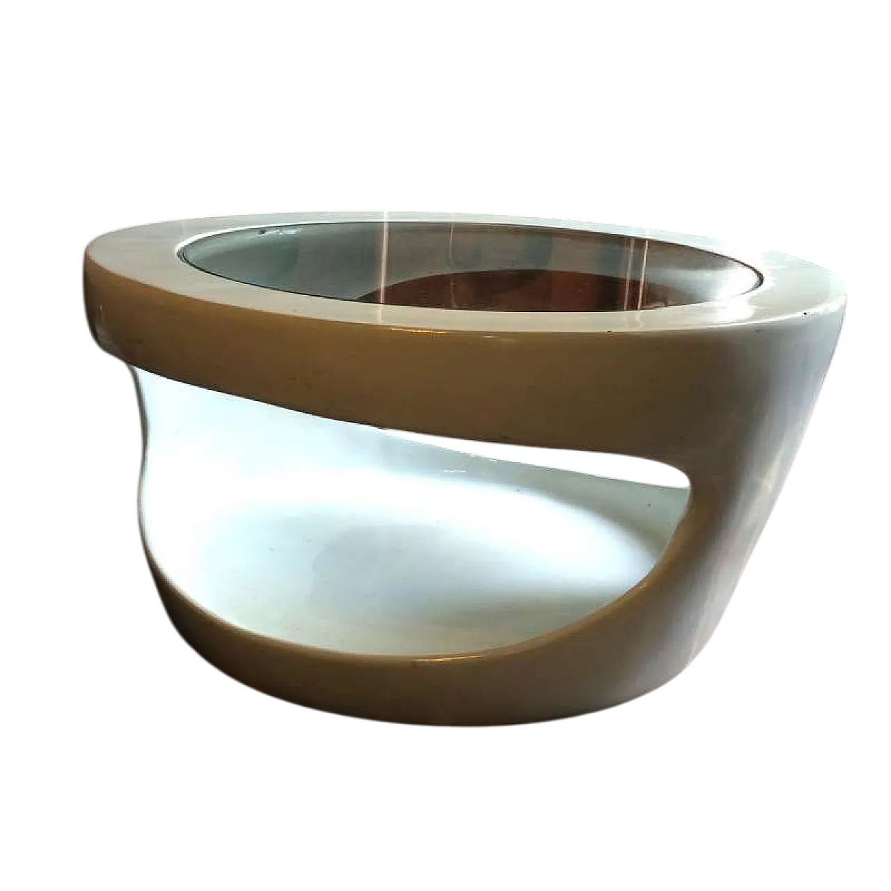 Tavolino in vetroresina, anni '70 10