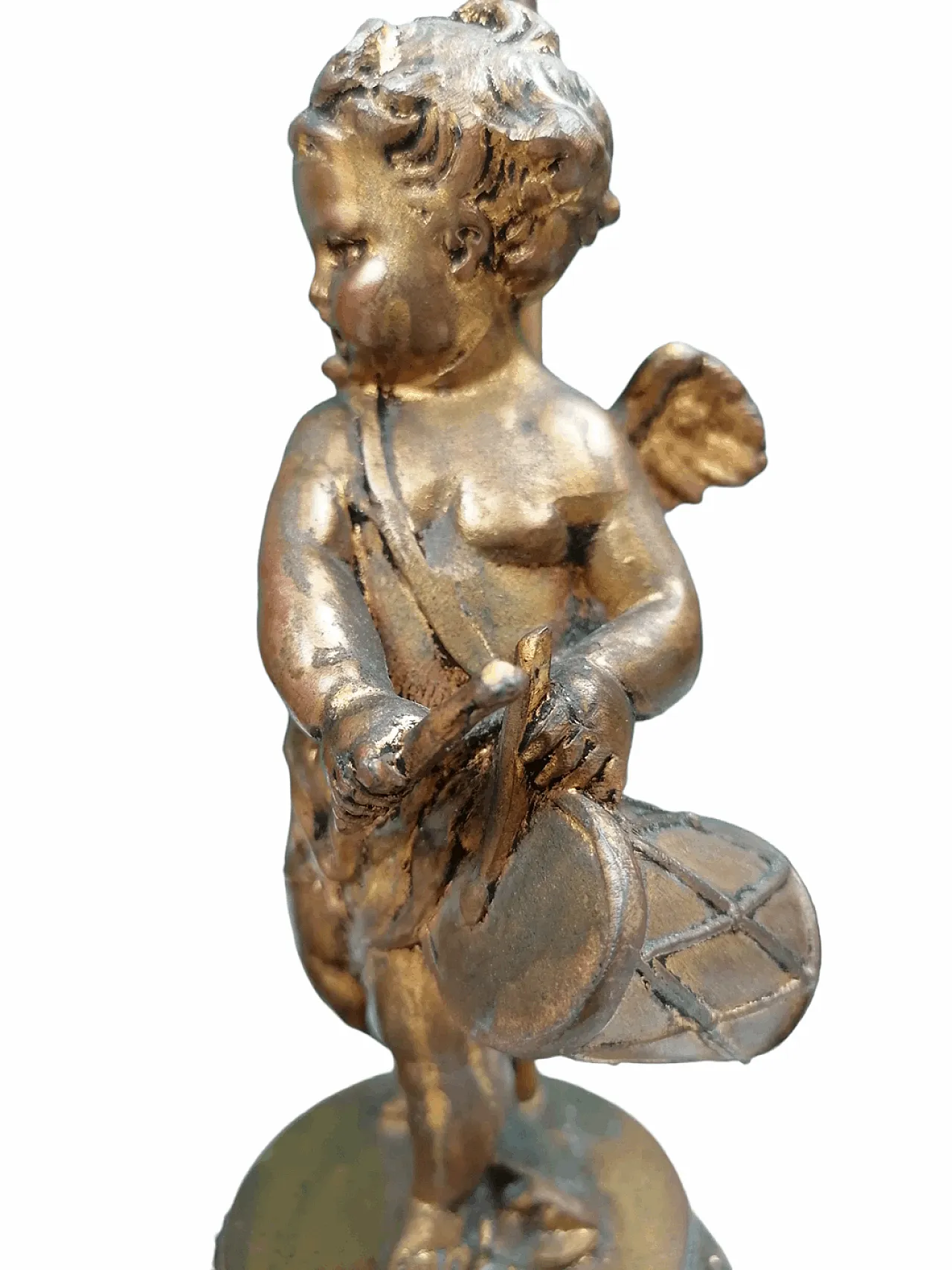 Coppia di Lampade Amorini a Bronzo, anni '20 6