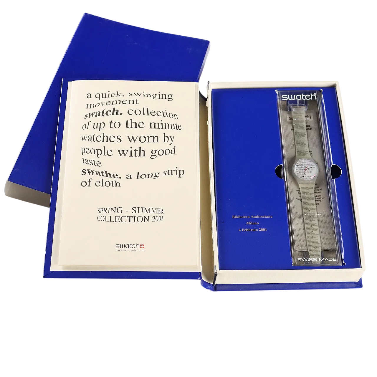 Orologio Swatch Serie Originals per Biblioteca Ambrosiana, anni 2000 6