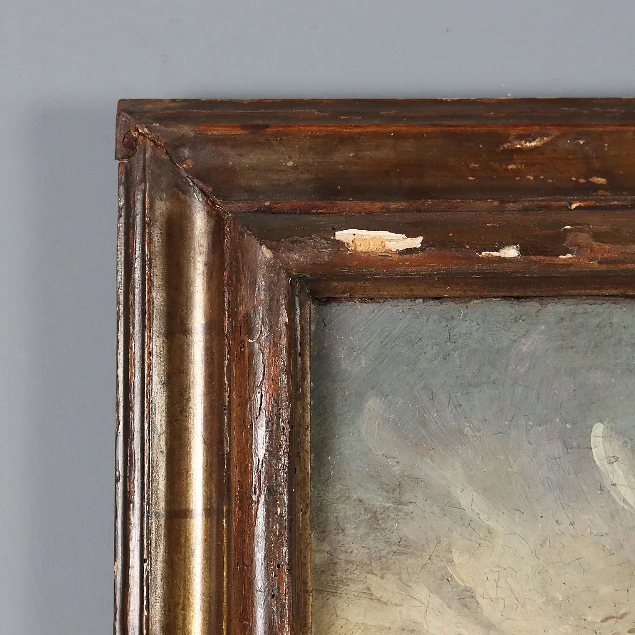 Landscape with Buildings, oil on canvas, 18th century 9