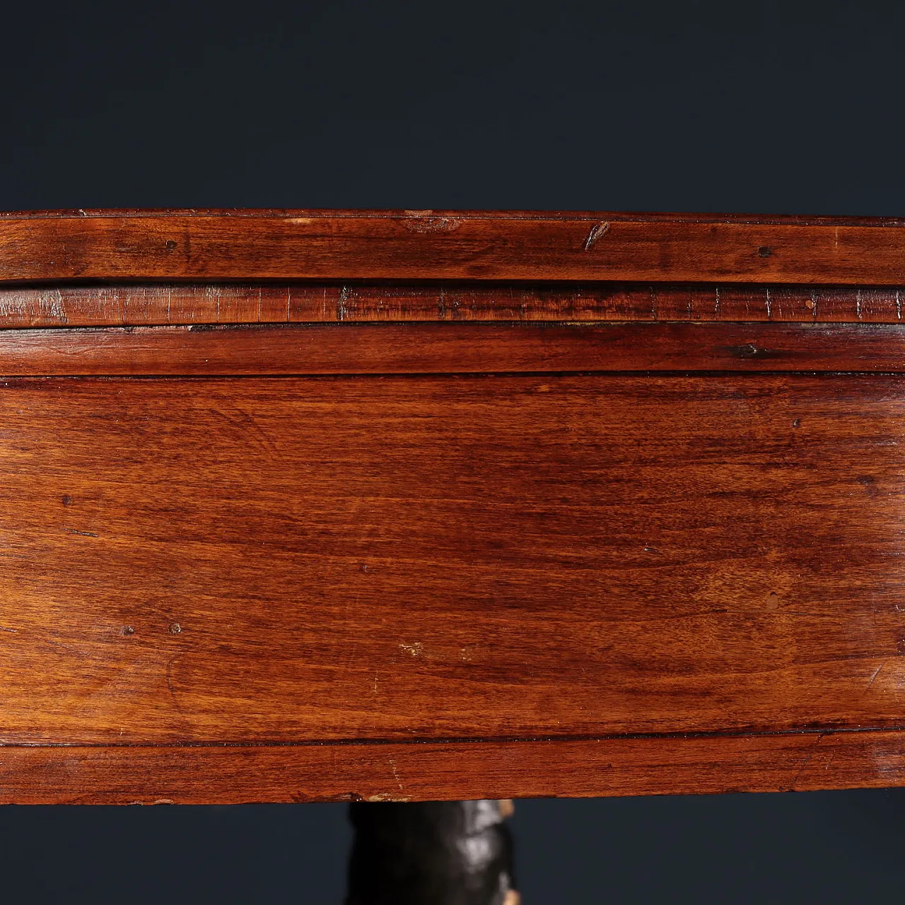 Wood and alabaster gueridon with Egyptian-style caryatids, 19th century 7