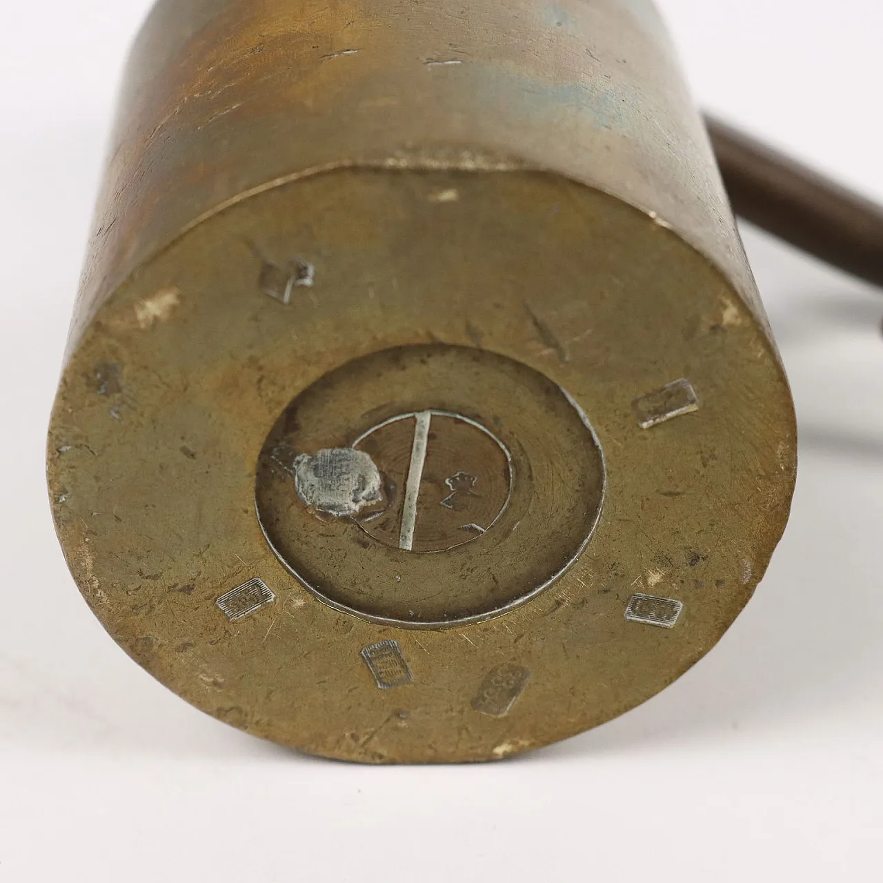 Bilancia stadera in ferro massiccio e bronzo, '800 10