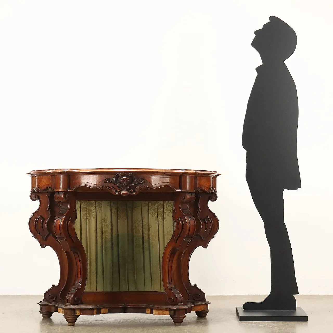 Consolle Umbertina in legno, '800 2