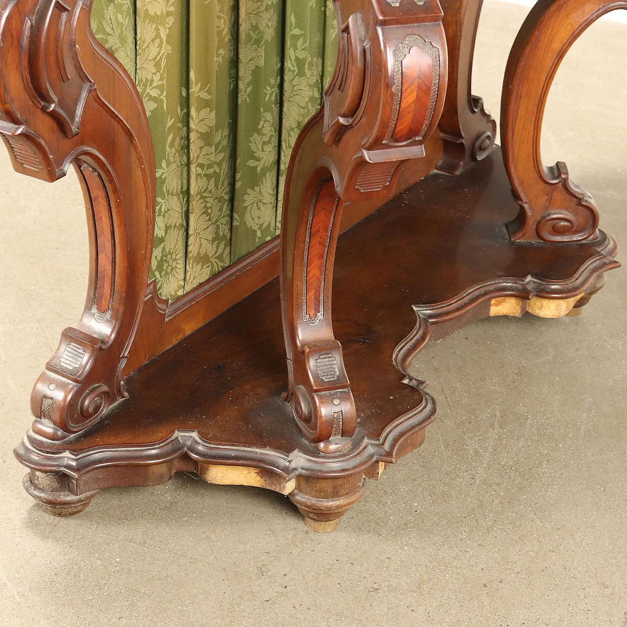 Consolle Umbertina in legno, '800 5