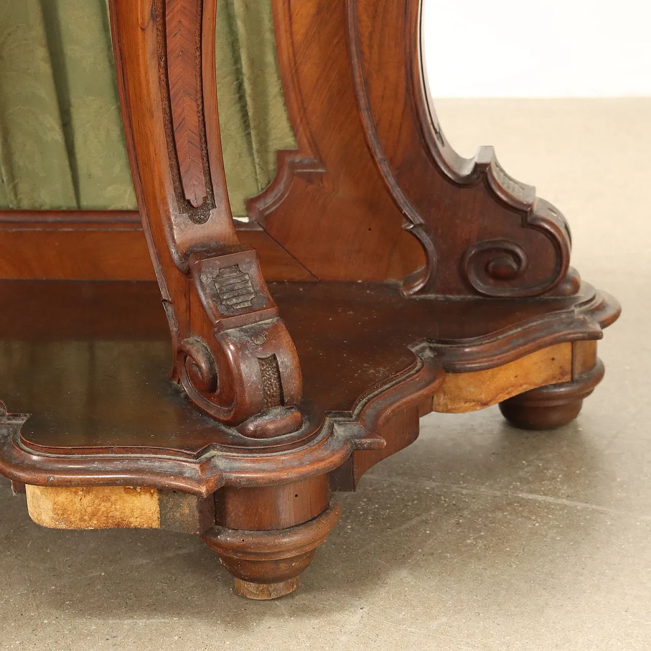 Consolle Umbertina in legno, '800 6