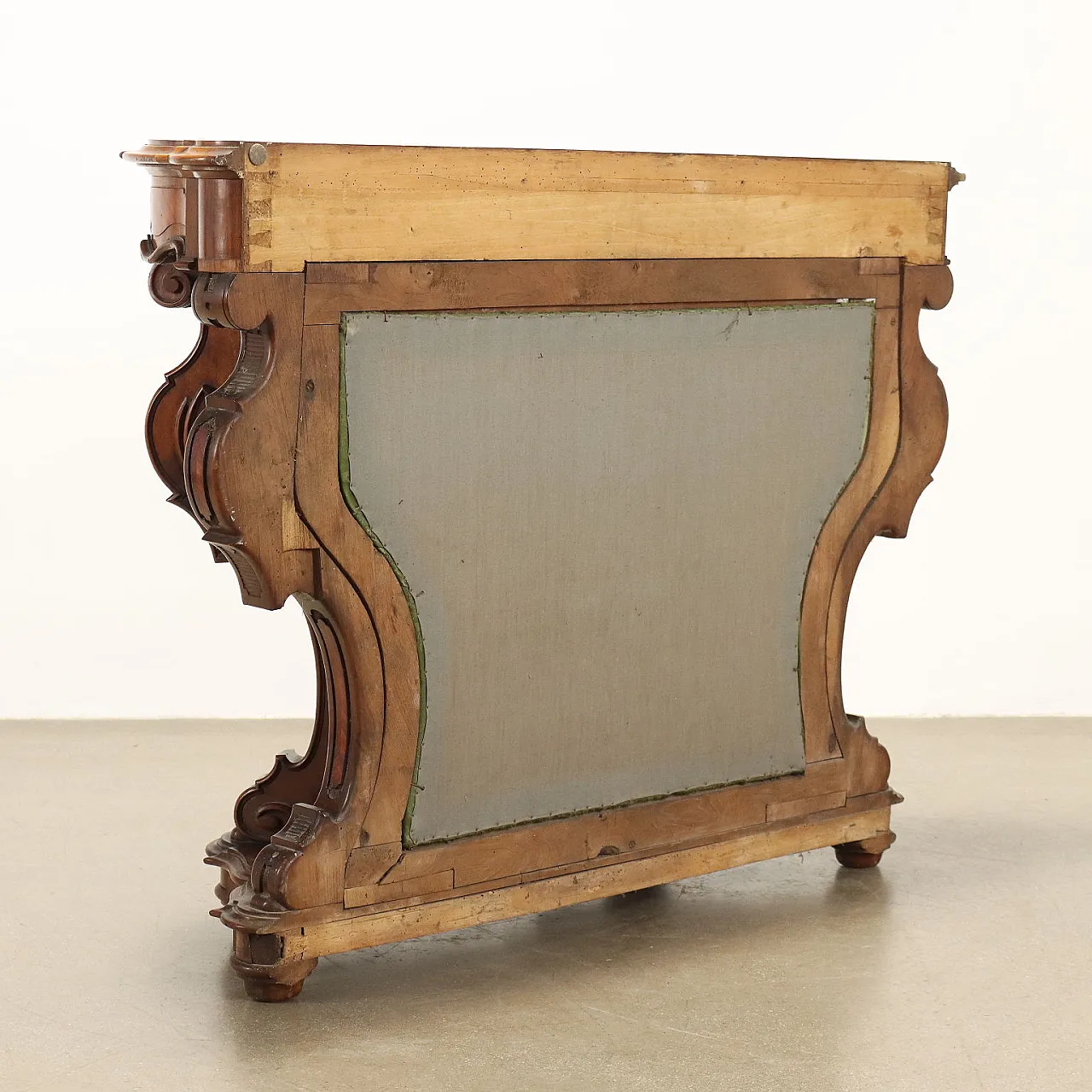 Consolle Umbertina in legno, '800 9