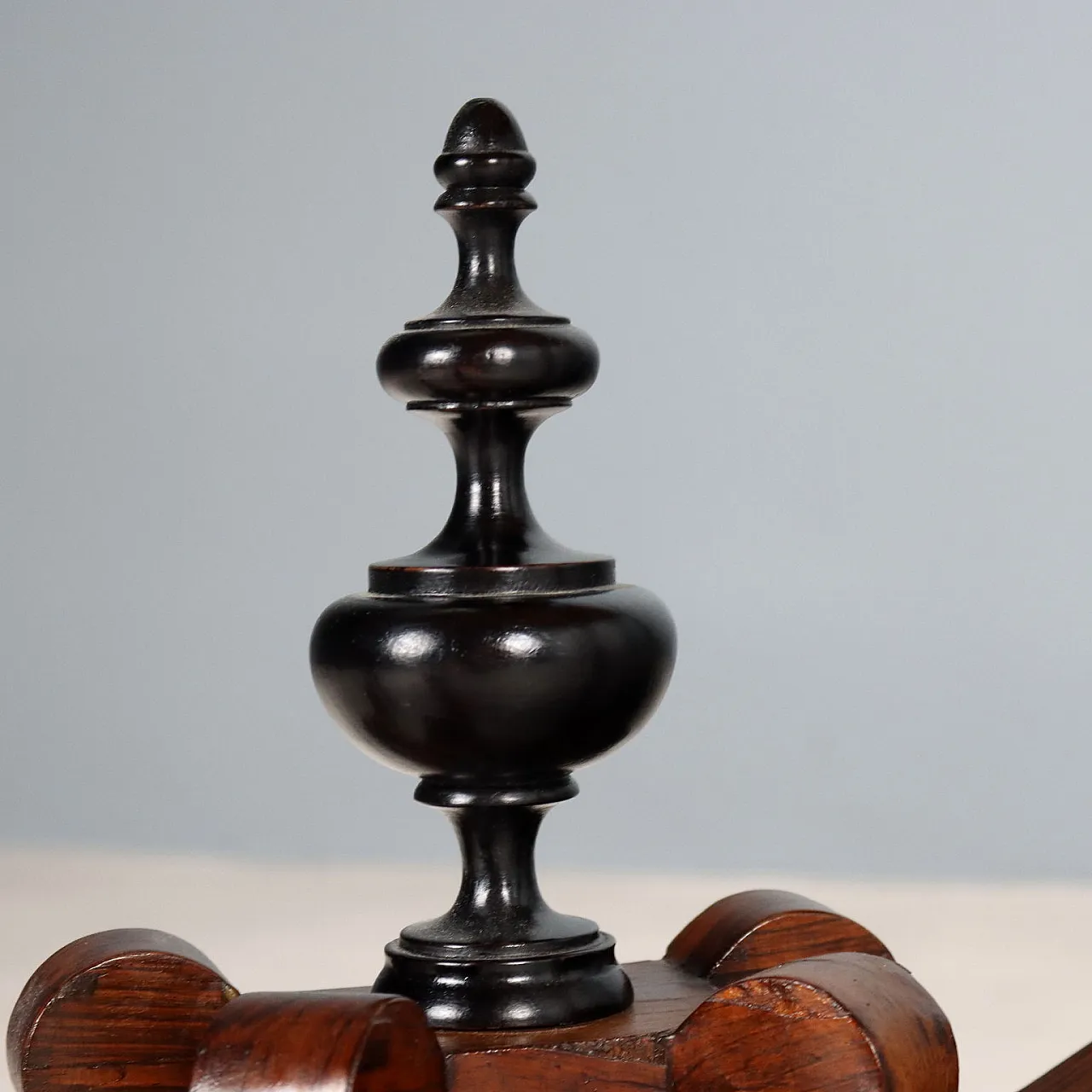Console with mirror Bois de Rose veneer Louis Philippe, 19th century 8