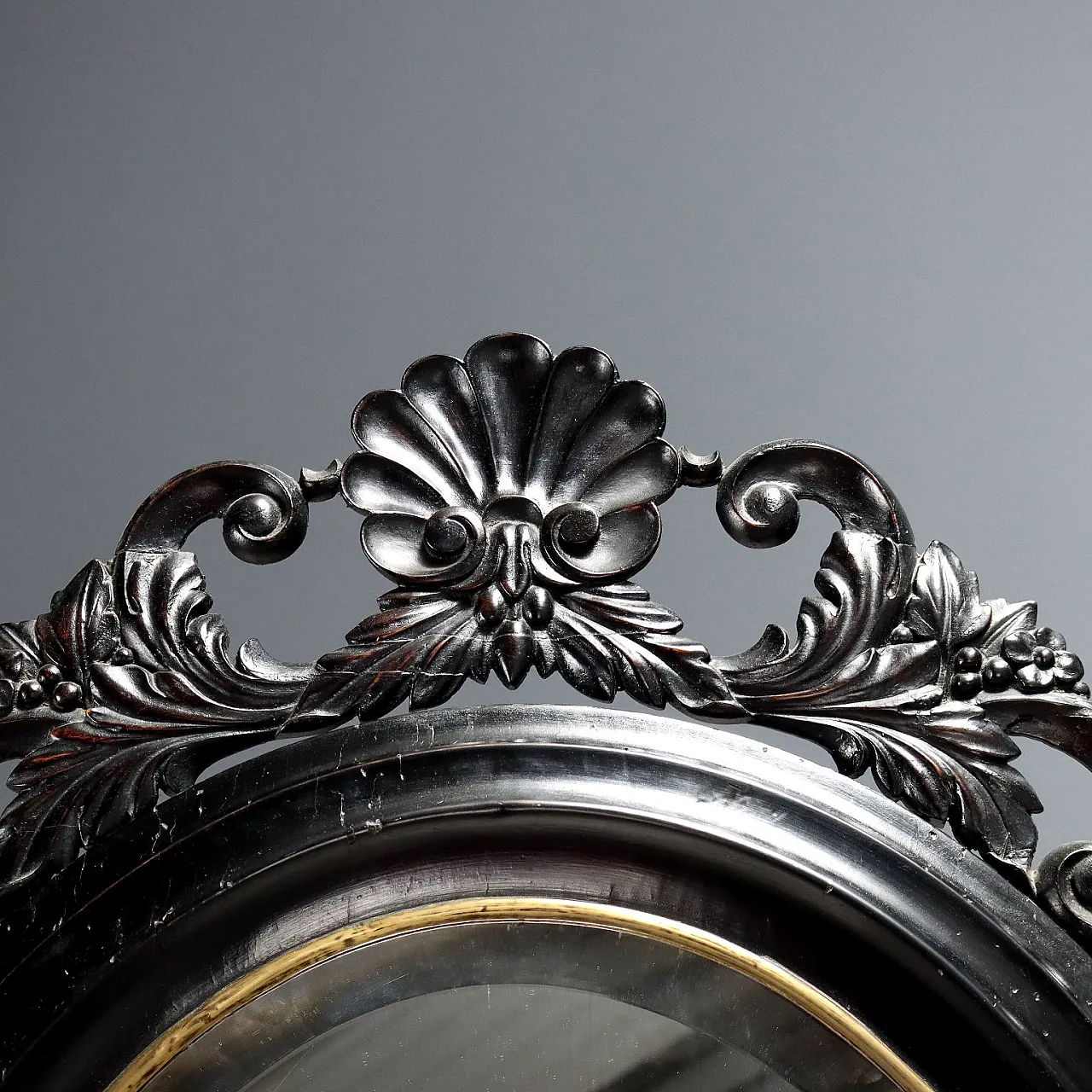 Console with mirror Bois de Rose veneer Louis Philippe, 19th century 9