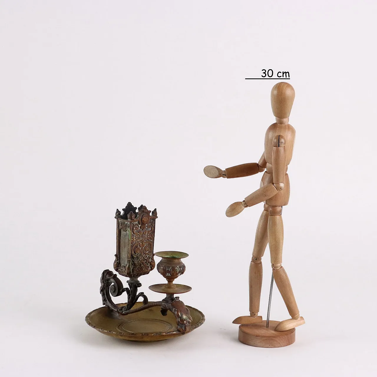 Candeliere in bronzo, '800 2