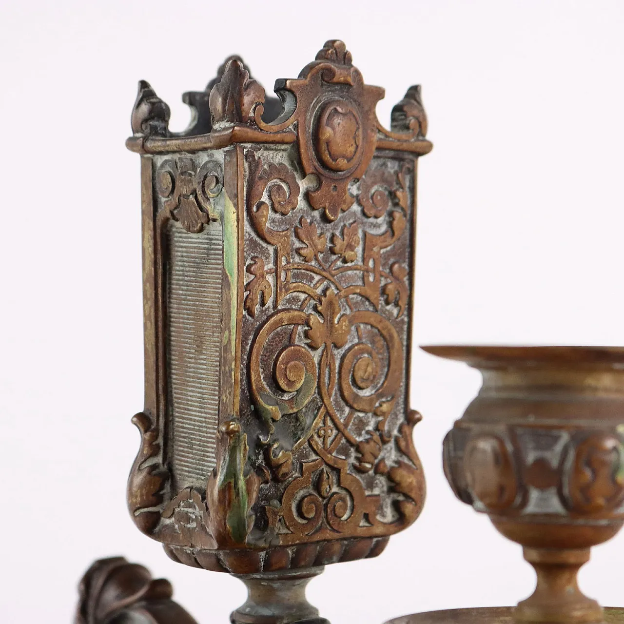 Candeliere in bronzo, '800 3