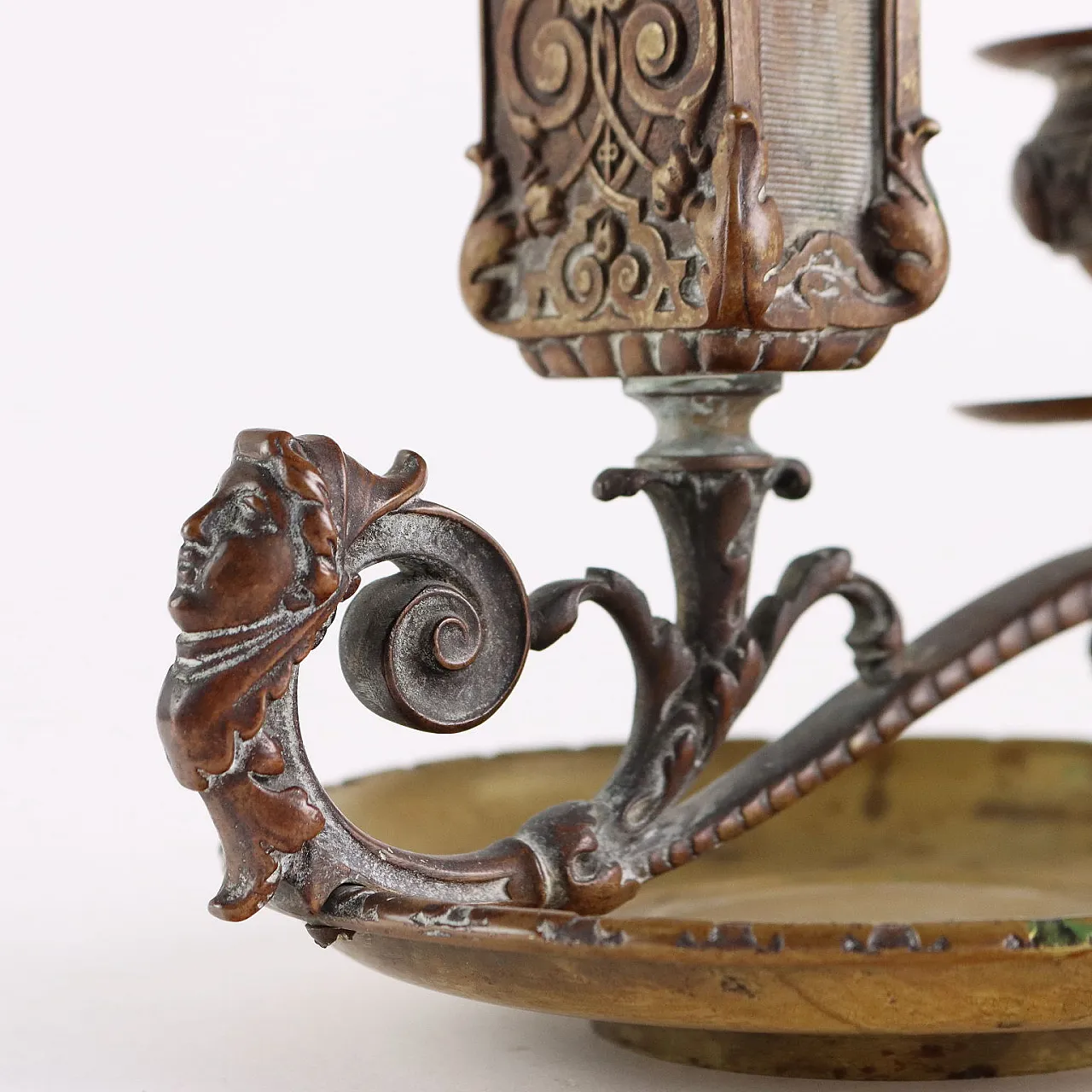 Candeliere in bronzo, '800 6