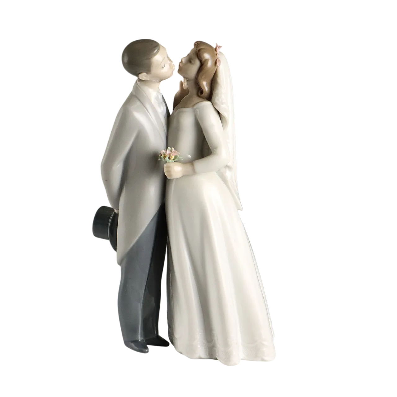 Porcelain sculpture, married couple, Lladro Spain, 20th century 11