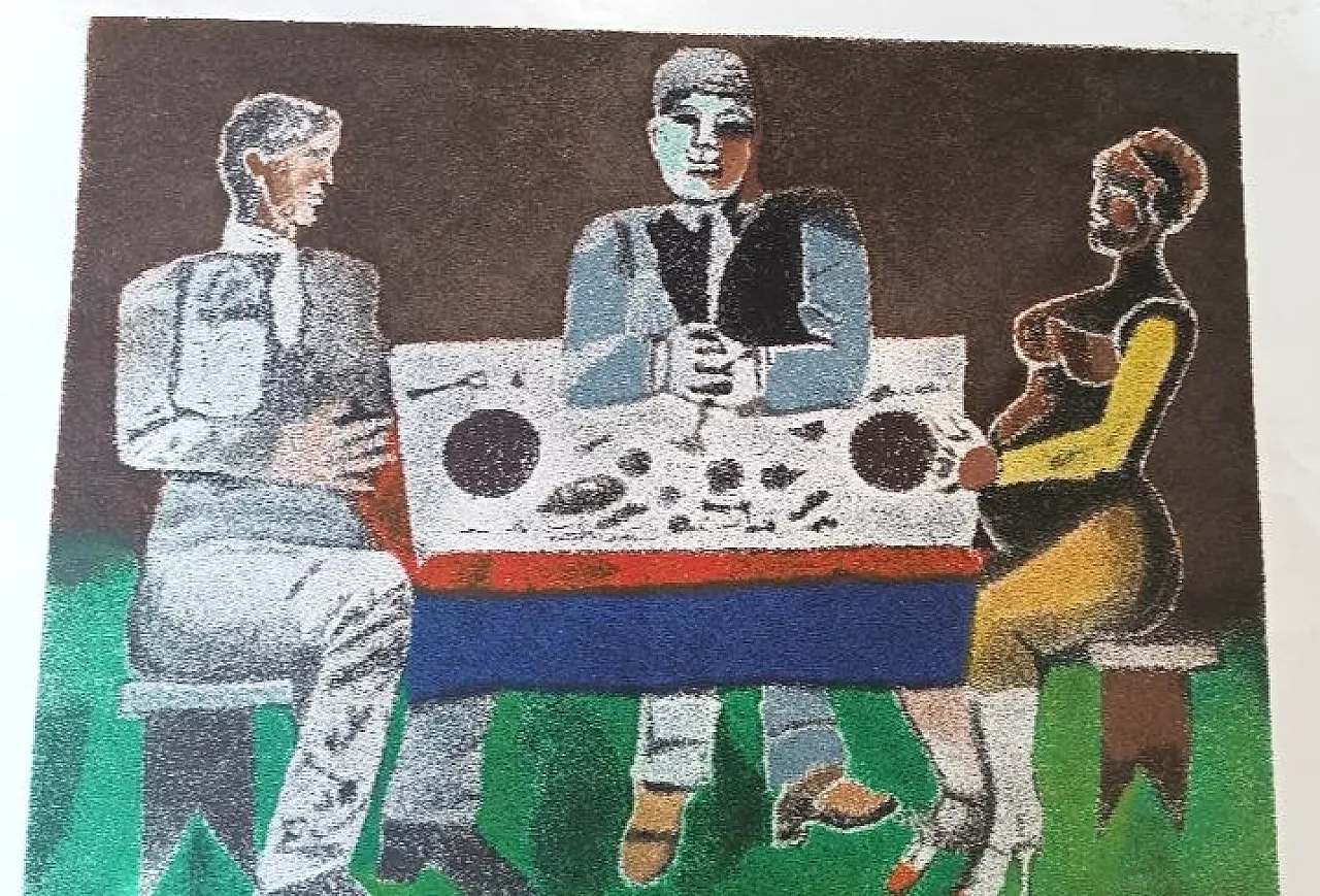 Prova d'autore di Franco Gentilini, litografia, '900 2