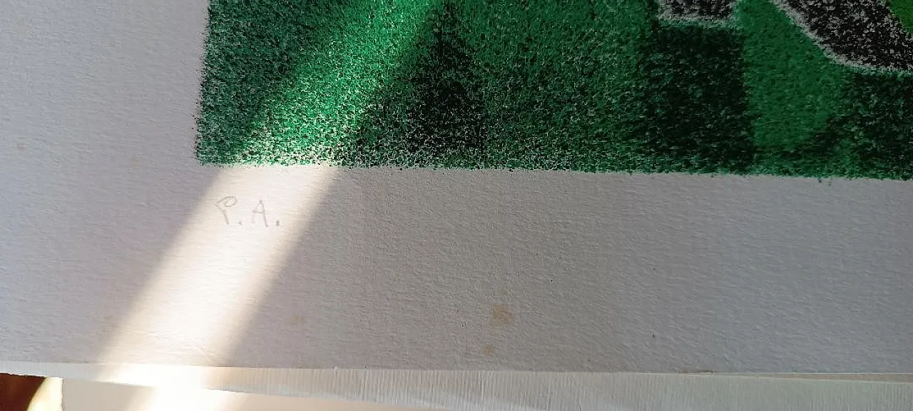 Prova d'autore di Franco Gentilini, litografia, '900 3