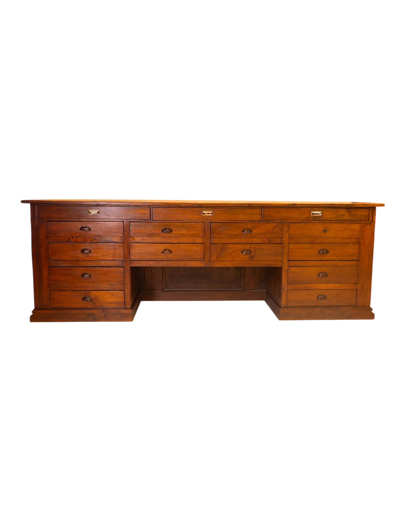 Solid wood sideboard with 16 drawers, 20th century 8