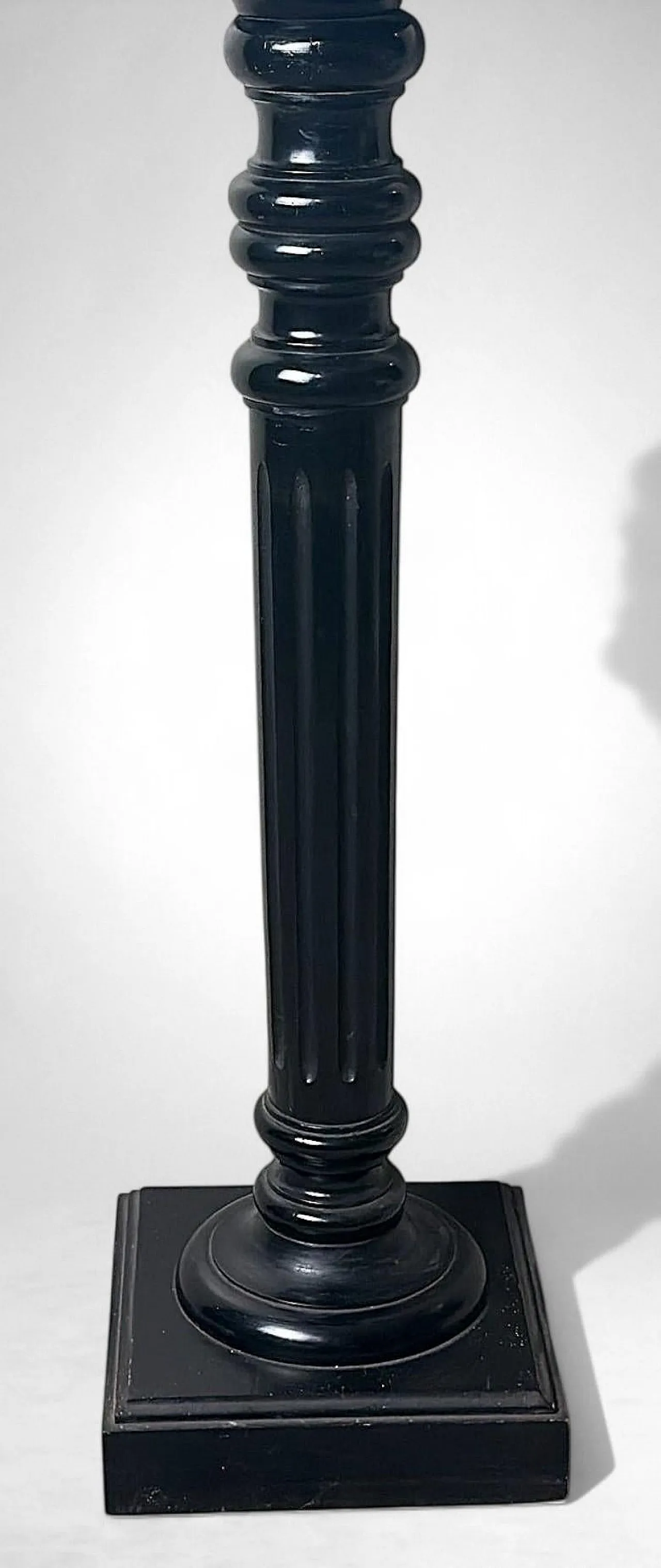 Pedestal in ebonized walnut, 19th century 12