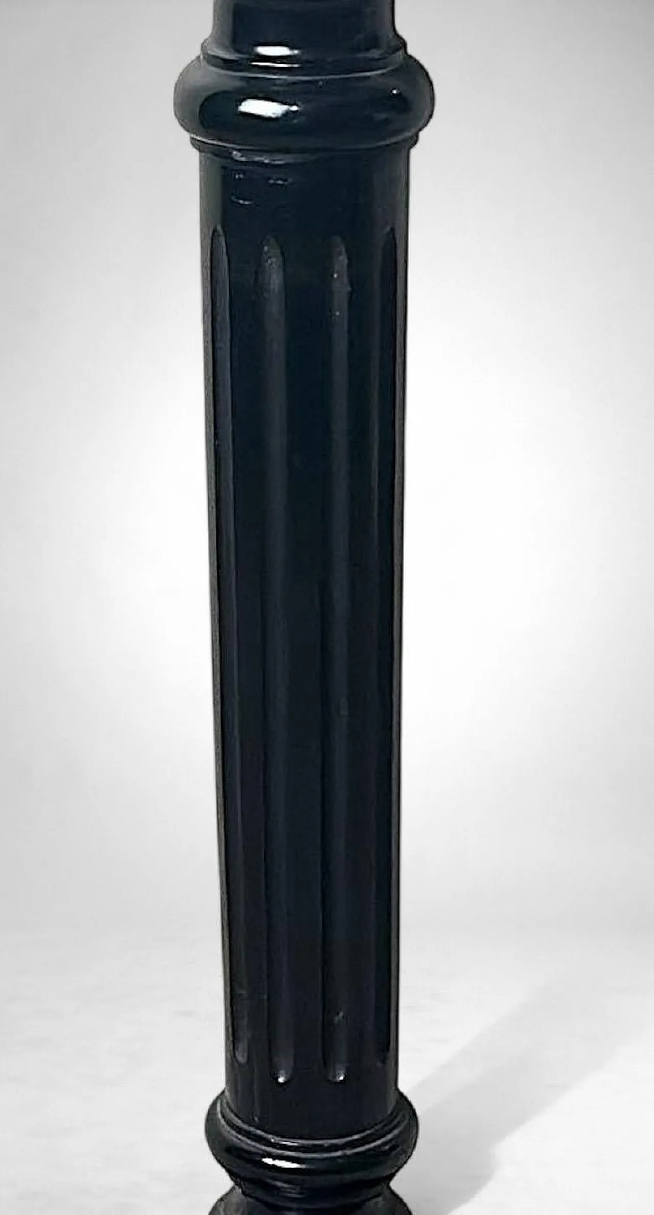 Pedestal in ebonized walnut, 19th century 15