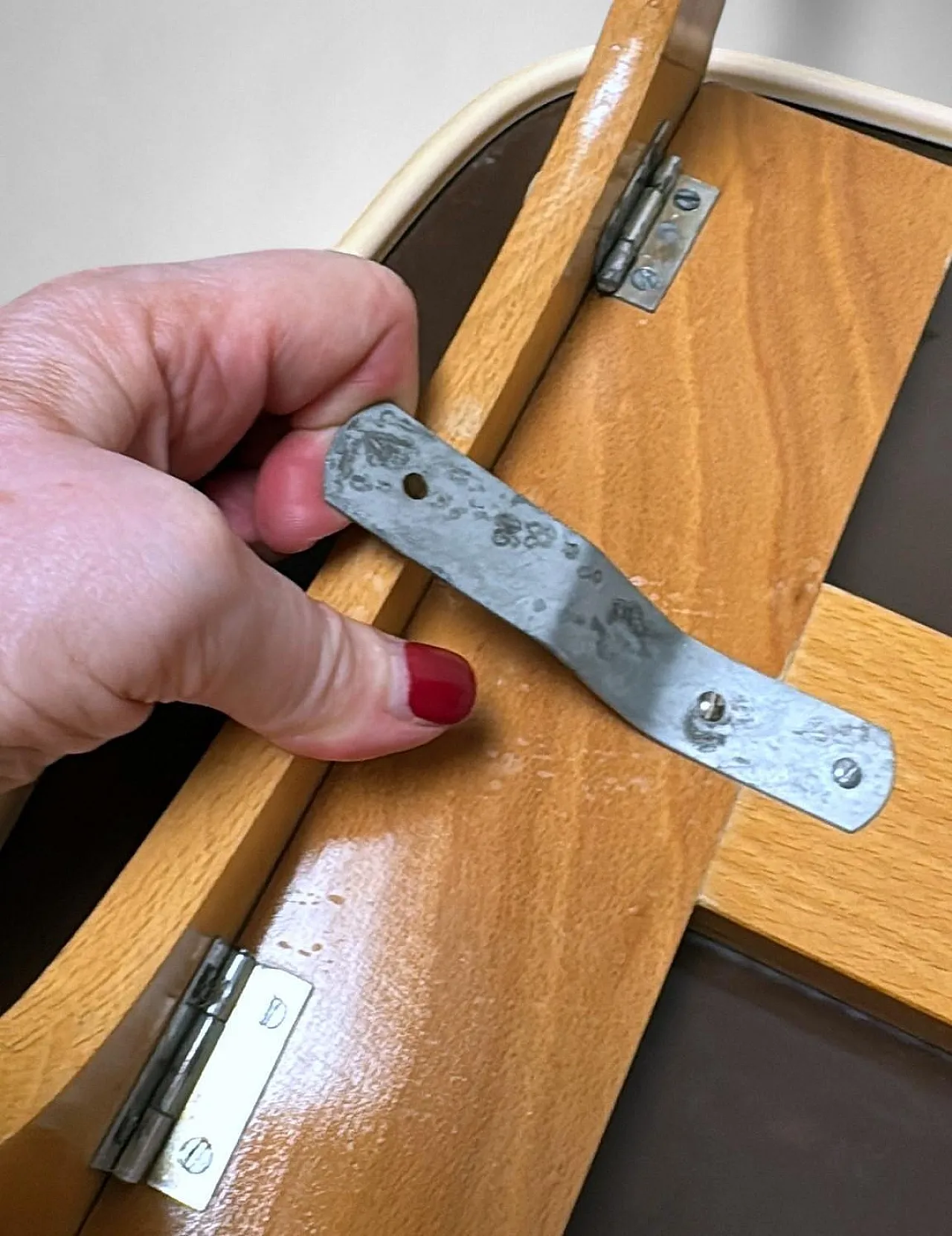 Mid-Century adjustable bed tray by Fratelli Reguitti, 1950s 8