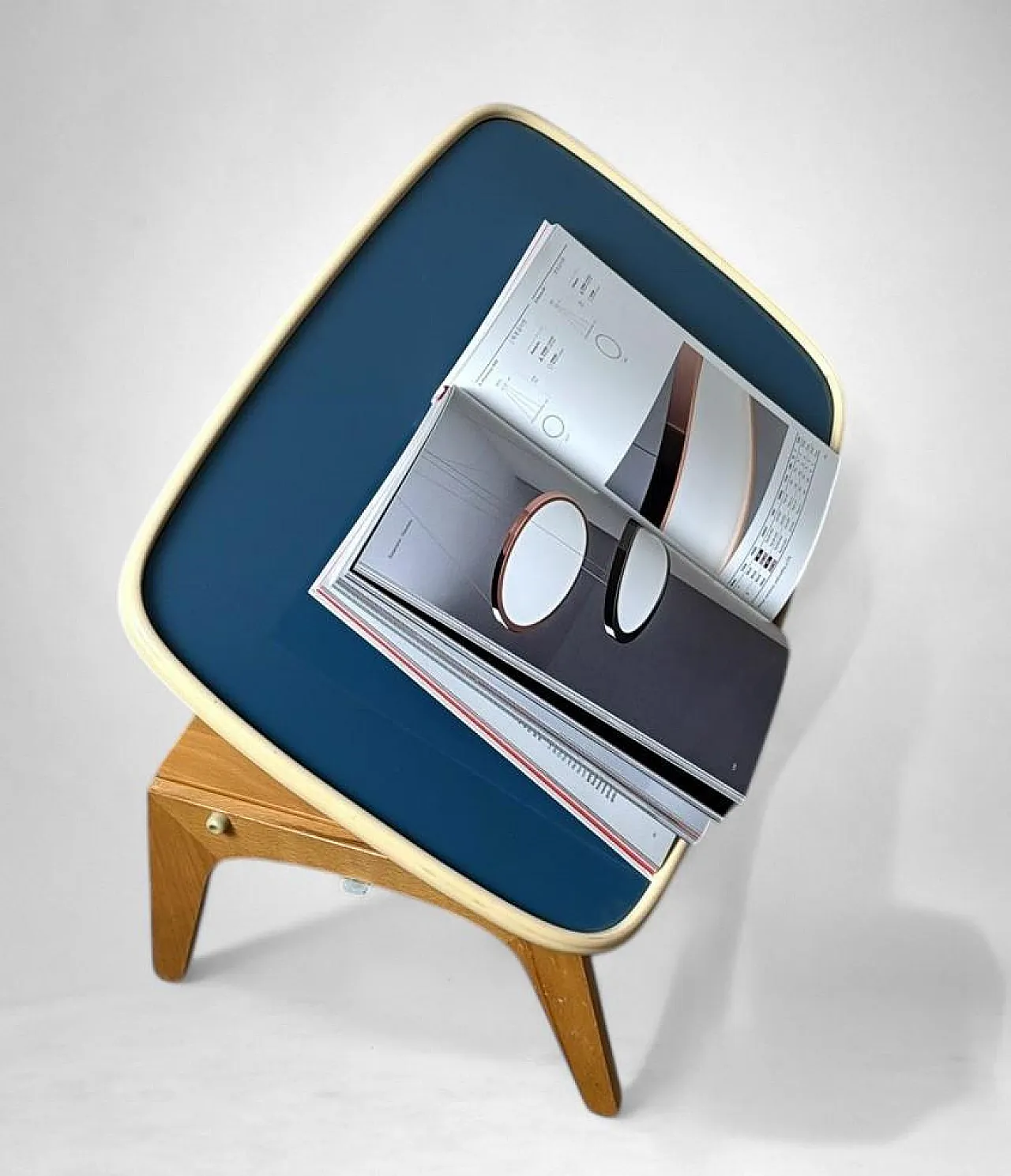 Mid-Century adjustable bed tray by Fratelli Reguitti, 1950s 12