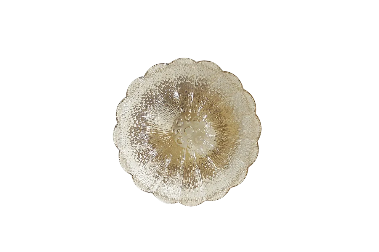 Applique Mid-Century a fiori, anni '60 9