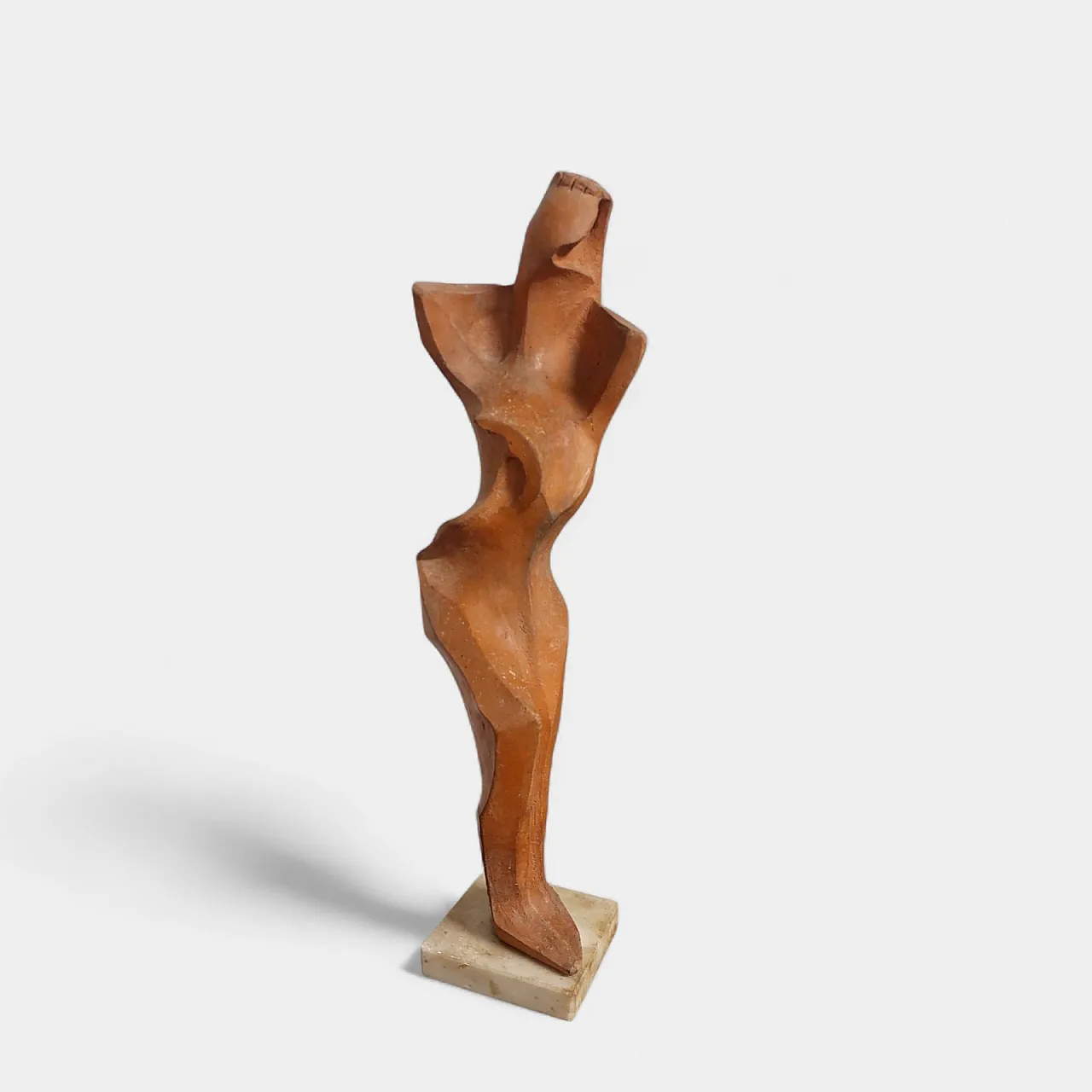 Female terracotta figure by Alberto Sparapani, 20th century 1
