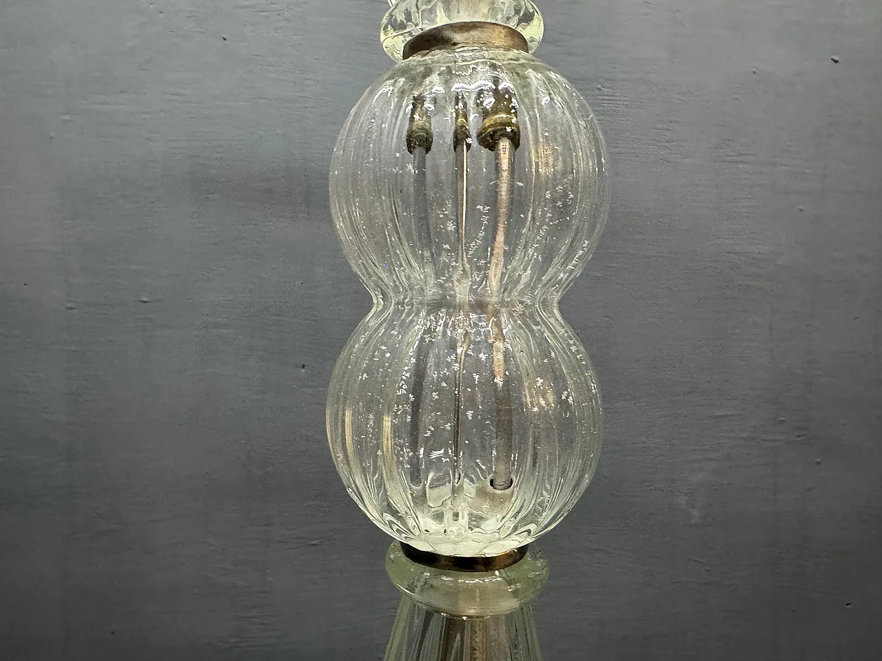 Lampada da terra in vetro di Murano di Barovier & Toso, anni '50 5