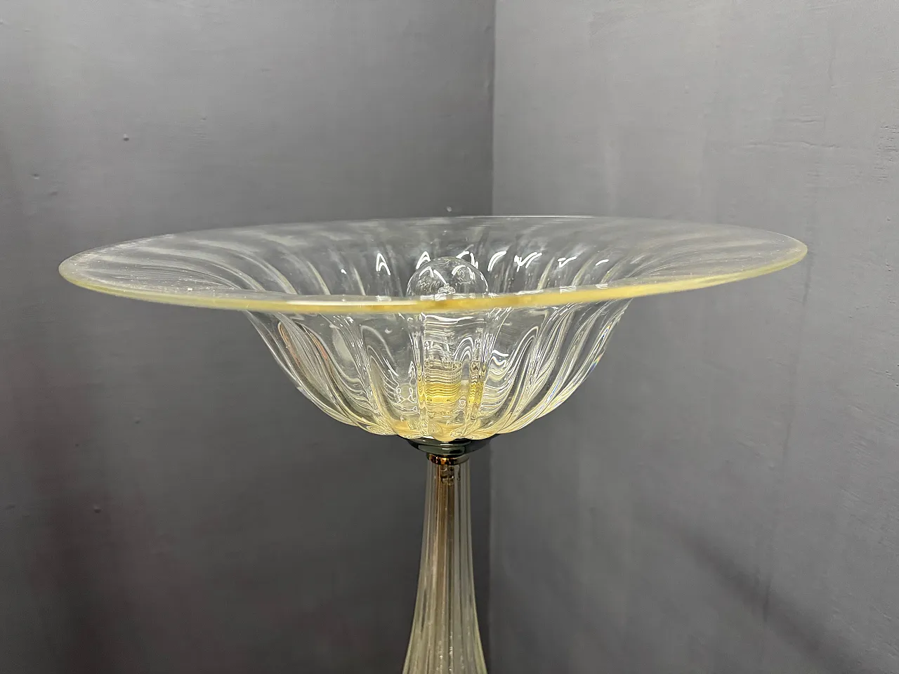 Lampada da terra in vetro di Murano di Barovier & Toso, anni '50 6