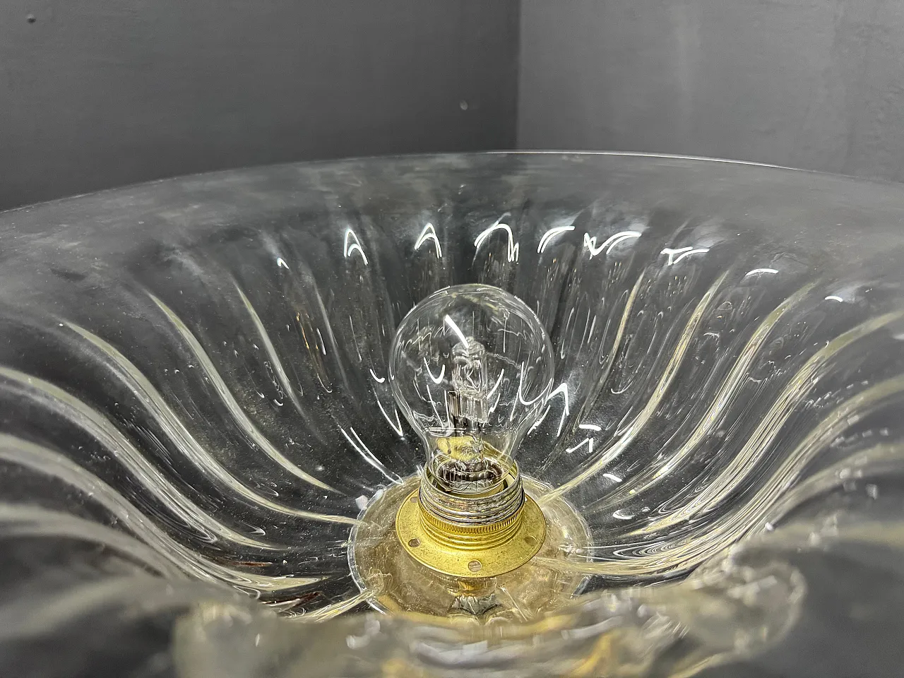 Lampada da terra in vetro di Murano di Barovier & Toso, anni '50 8