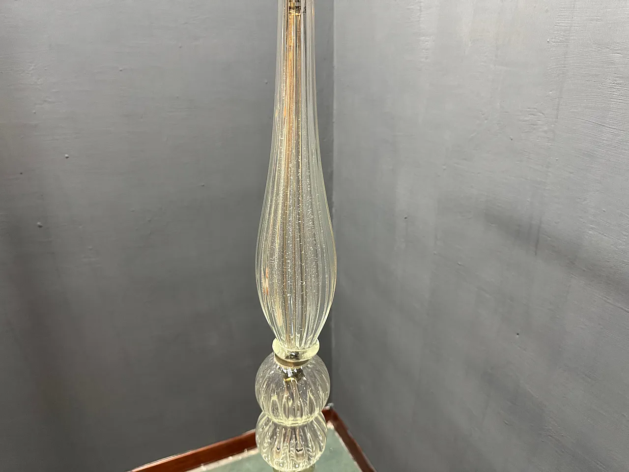 Lampada da terra in vetro di Murano di Barovier & Toso, anni '50 12