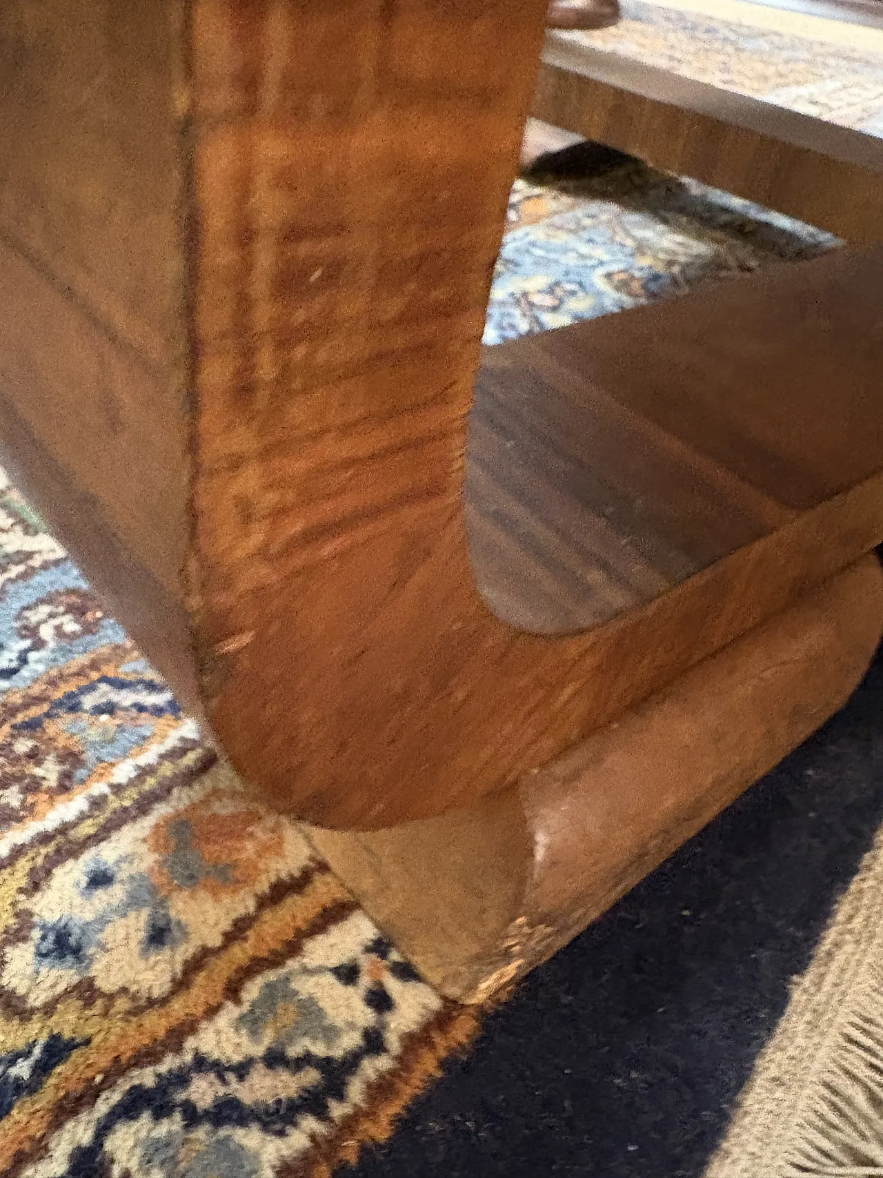 Tavolino Art Déco in radica, anni '30 10