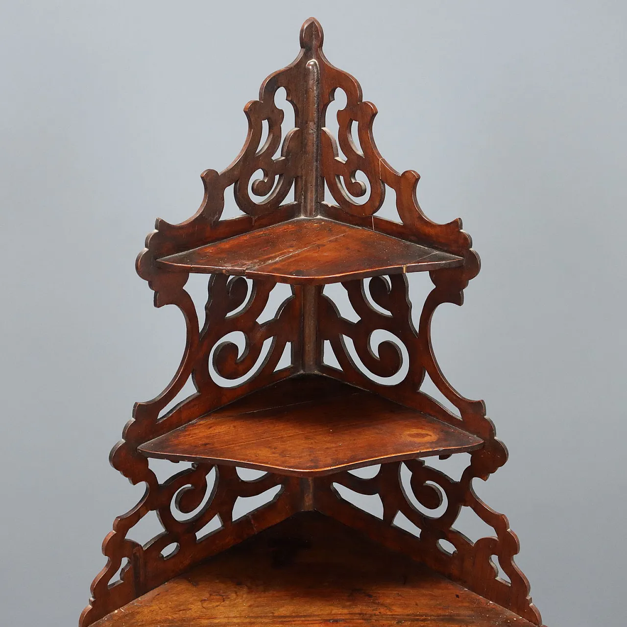 Corner cupboard with drawer and door, late 19th century 5