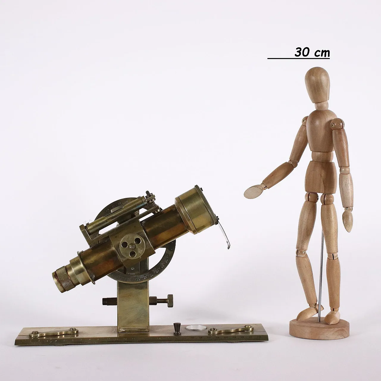 Brass telescope diopter, 19th century 2