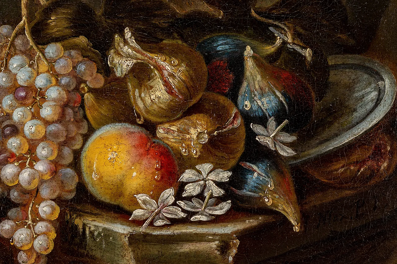 Maximilian Pfeiler, Natura morta, olio su tela, '700 4