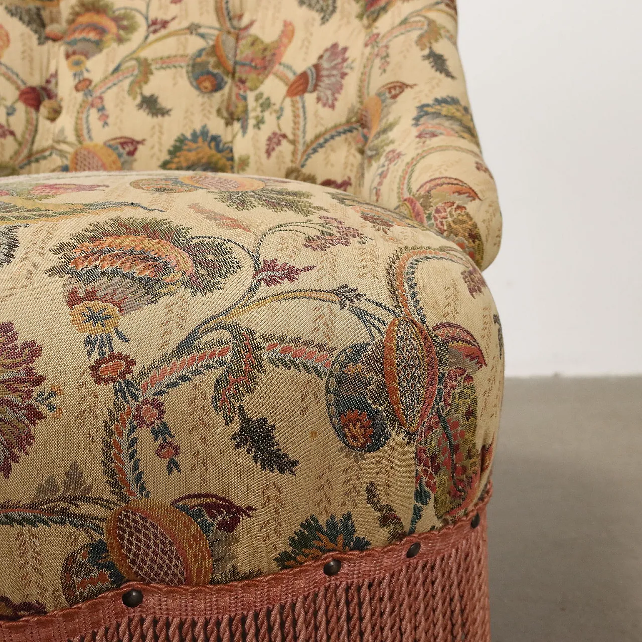 Coppia di poltrone a gondola, fine '800 5