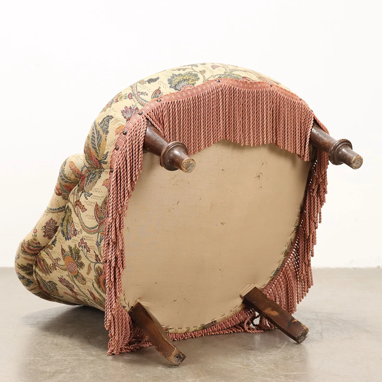 Coppia di poltrone a gondola, fine '800 9