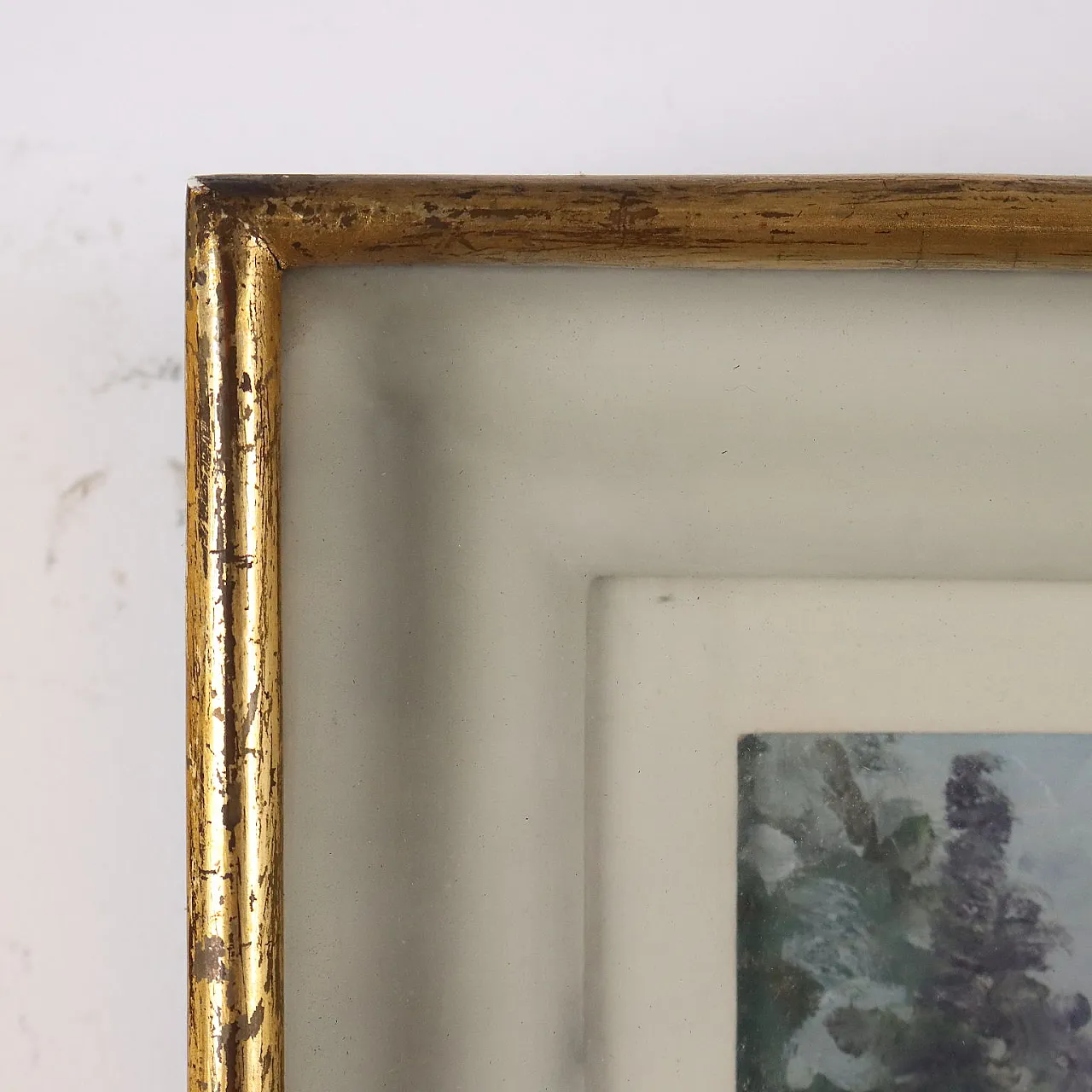 Pittura moderna di Ugo Vittore Bartolini, olio su tela, anni '50 8