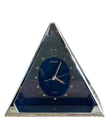Pyramid Quartz Clock by Seiko, Japan, 1980s