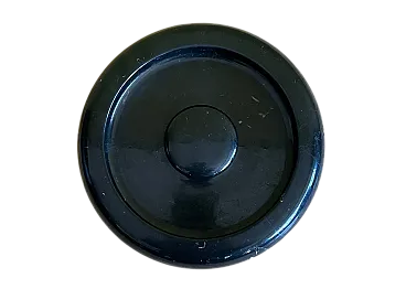 Black Marquinia Marble Ashtray by Angelo Mangiarotti for Knoll, Italy, 1960s