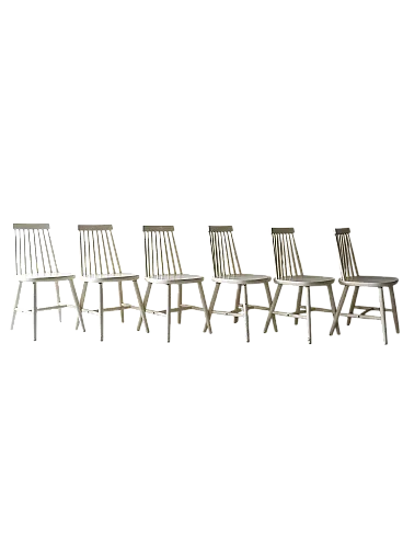 6 Pinstol chairs, 1960s