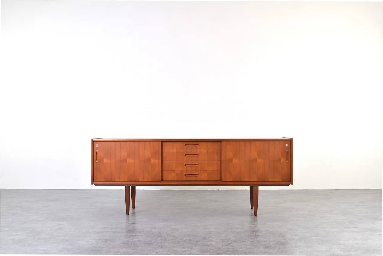 Sideboard in teak danese, anni '60 1