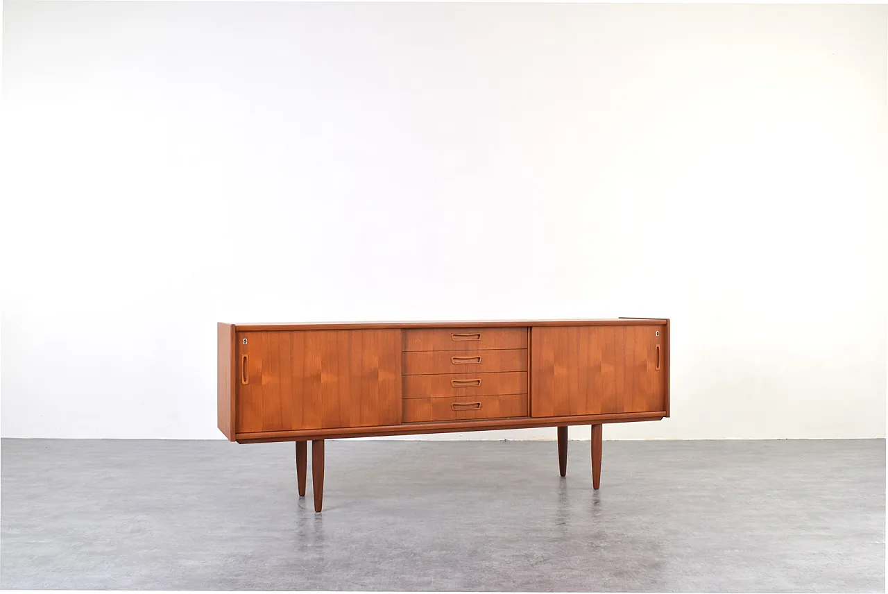Sideboard in teak danese, anni '60 4