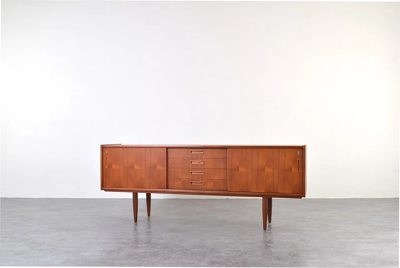 Sideboard in teak danese, anni '60 5